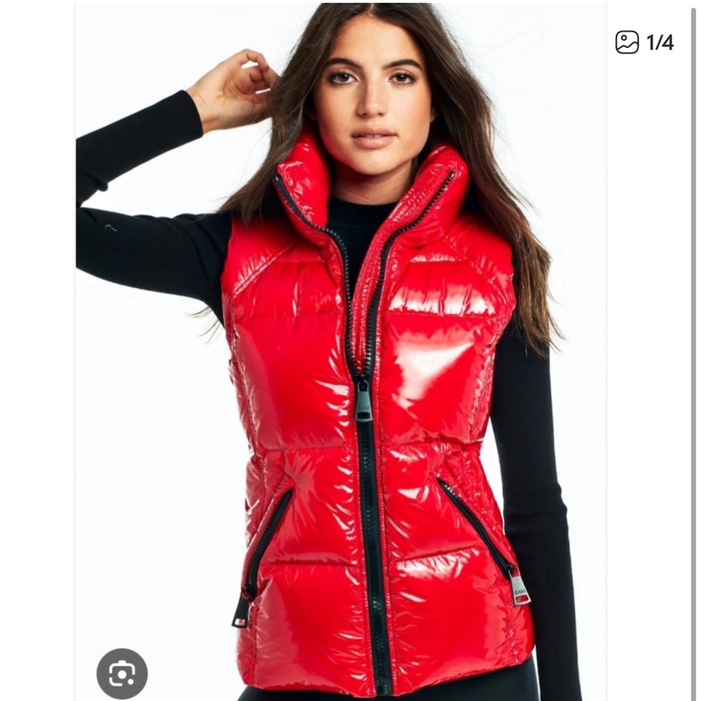 SAM New York Red Puffer Vest